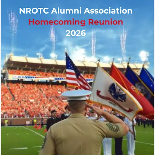 Ole Miss NROTC Color Guard inside Vaught Hemingway Stadium